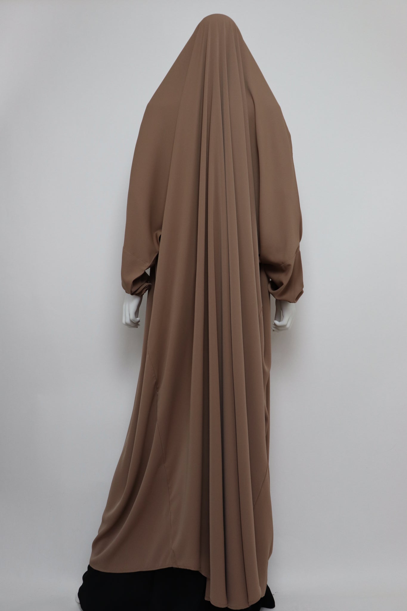 One Piece Full Length Jilbab - Camel