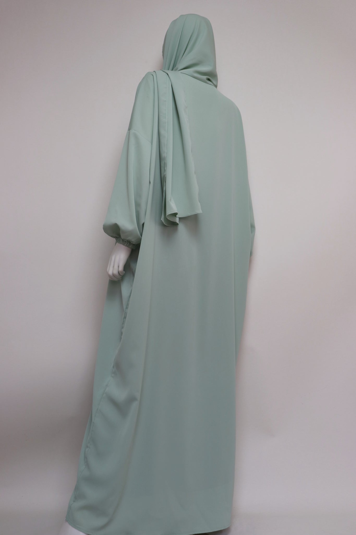 Abaya with Hijab - Mint