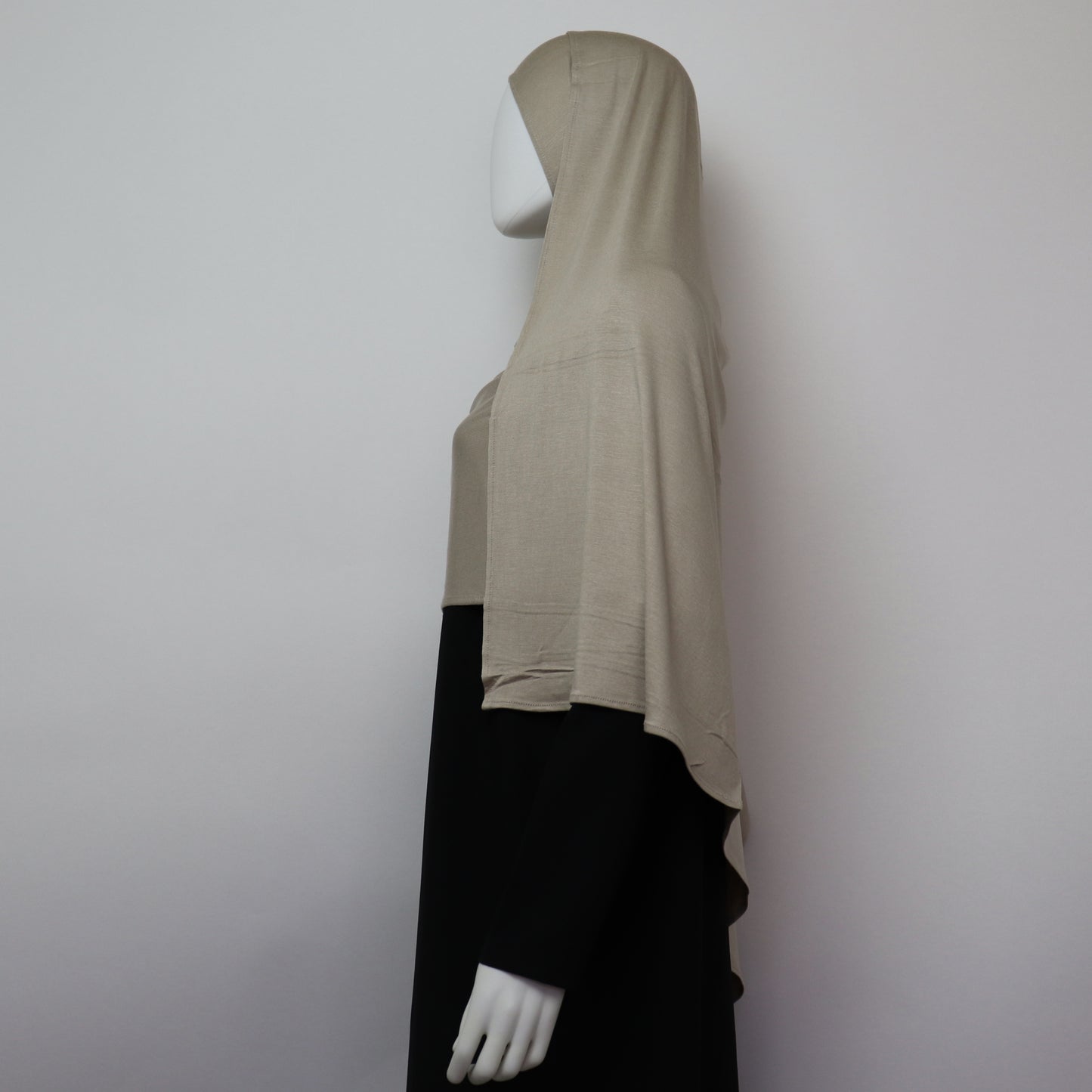 Premium Maxi Jersey Hijab - Almond