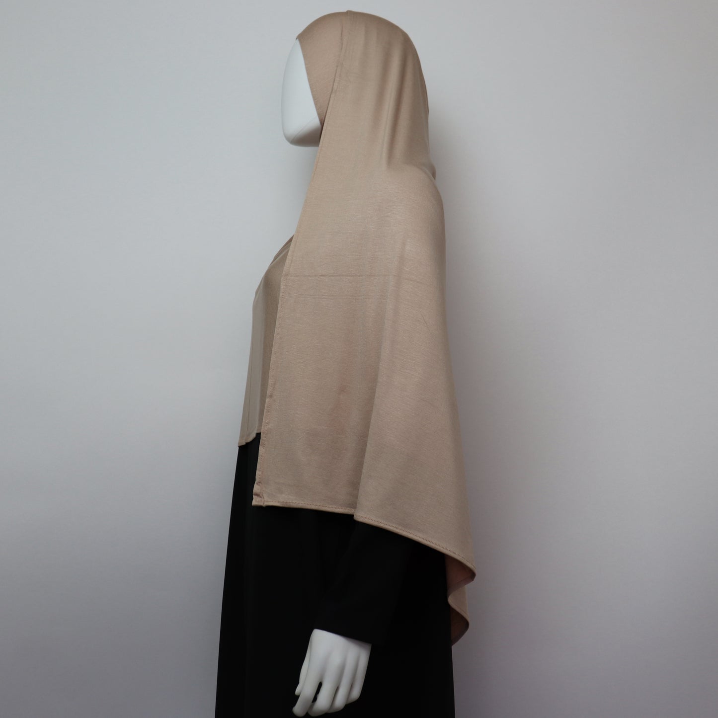 Premium Maxi Jersey Hijab - Beige