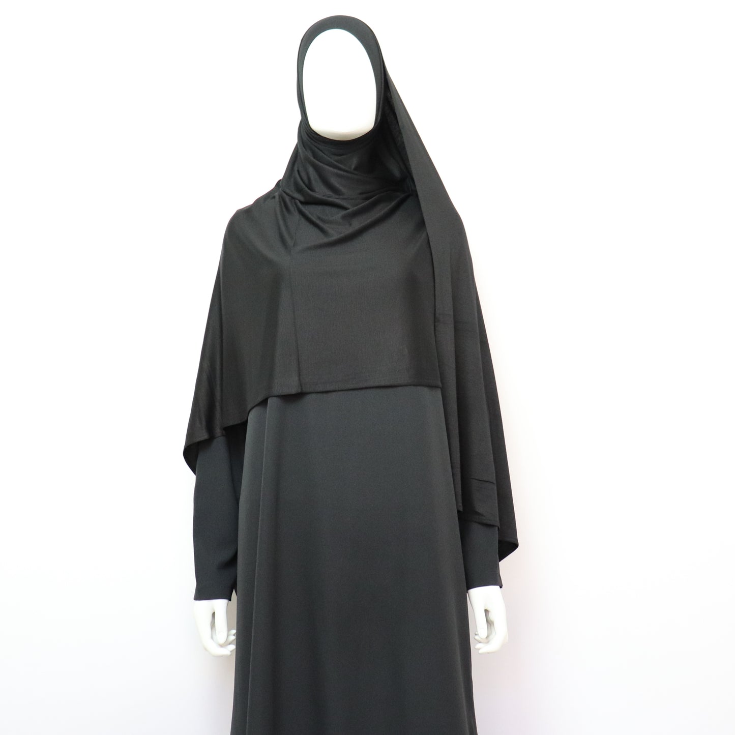 Premium Maxi Jersey Hijab - Black