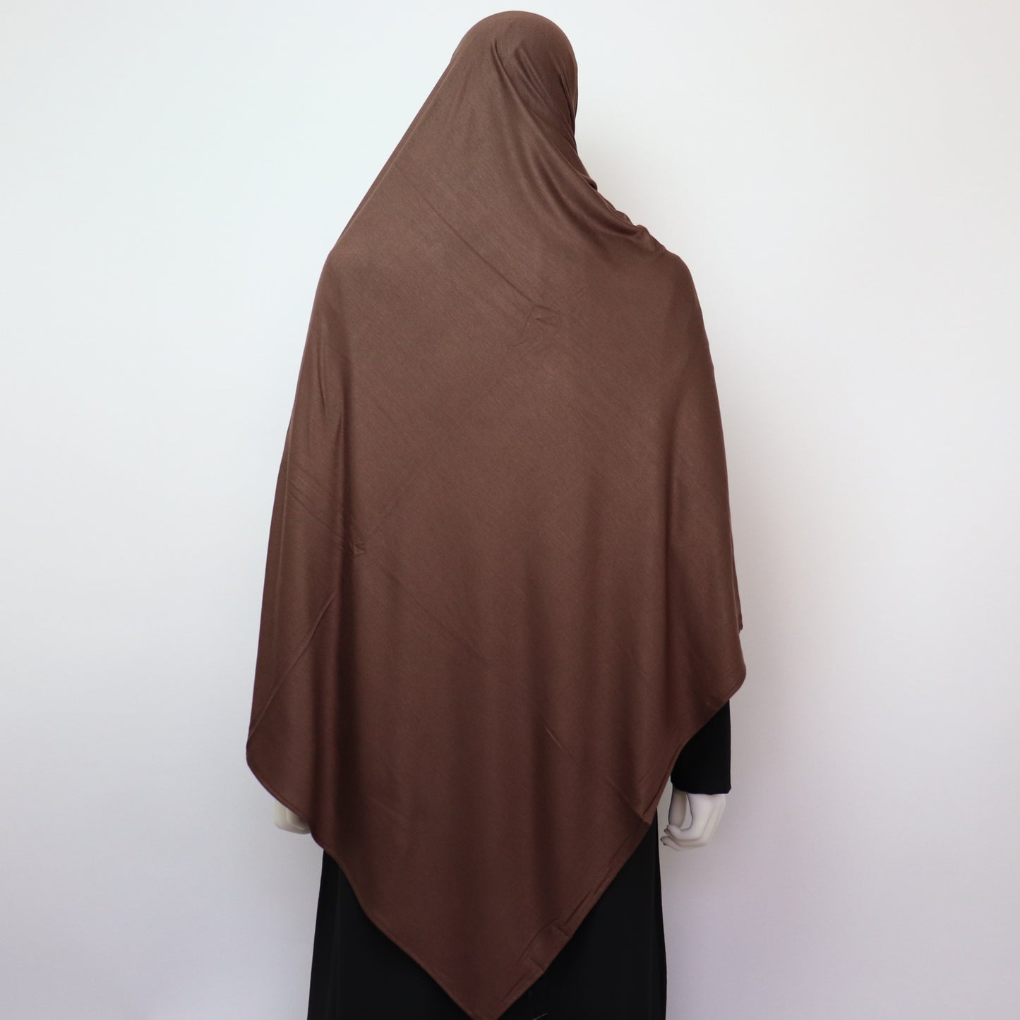 Premium Maxi Jersey Hijab - Choco Brown