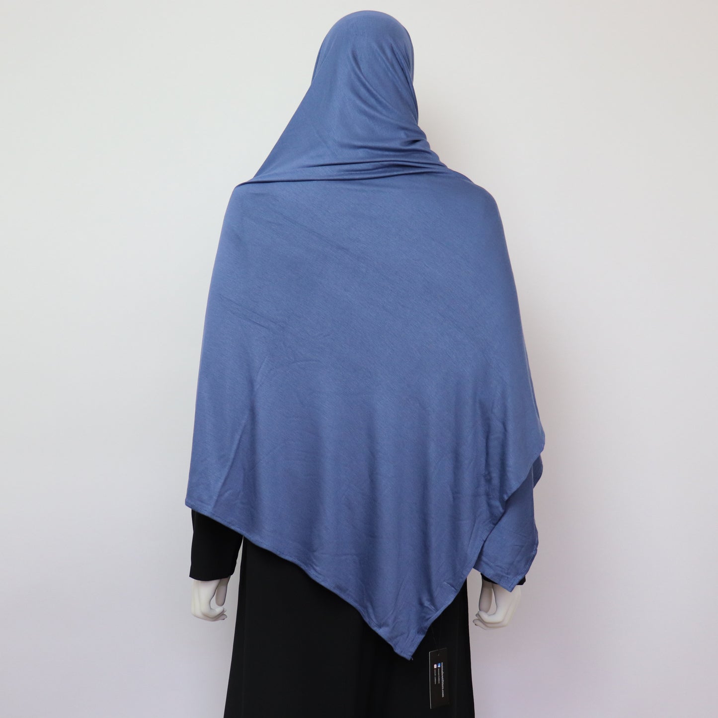 Premium Maxi Jersey Hijab - Dusty Blue
