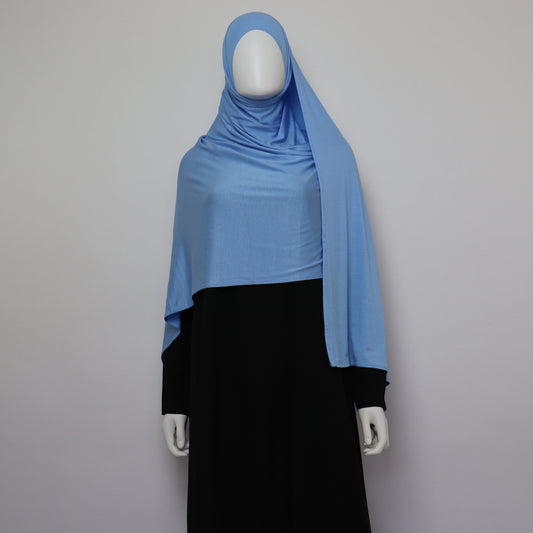 Premium Maxi Jersey Hijab - Ice Blue