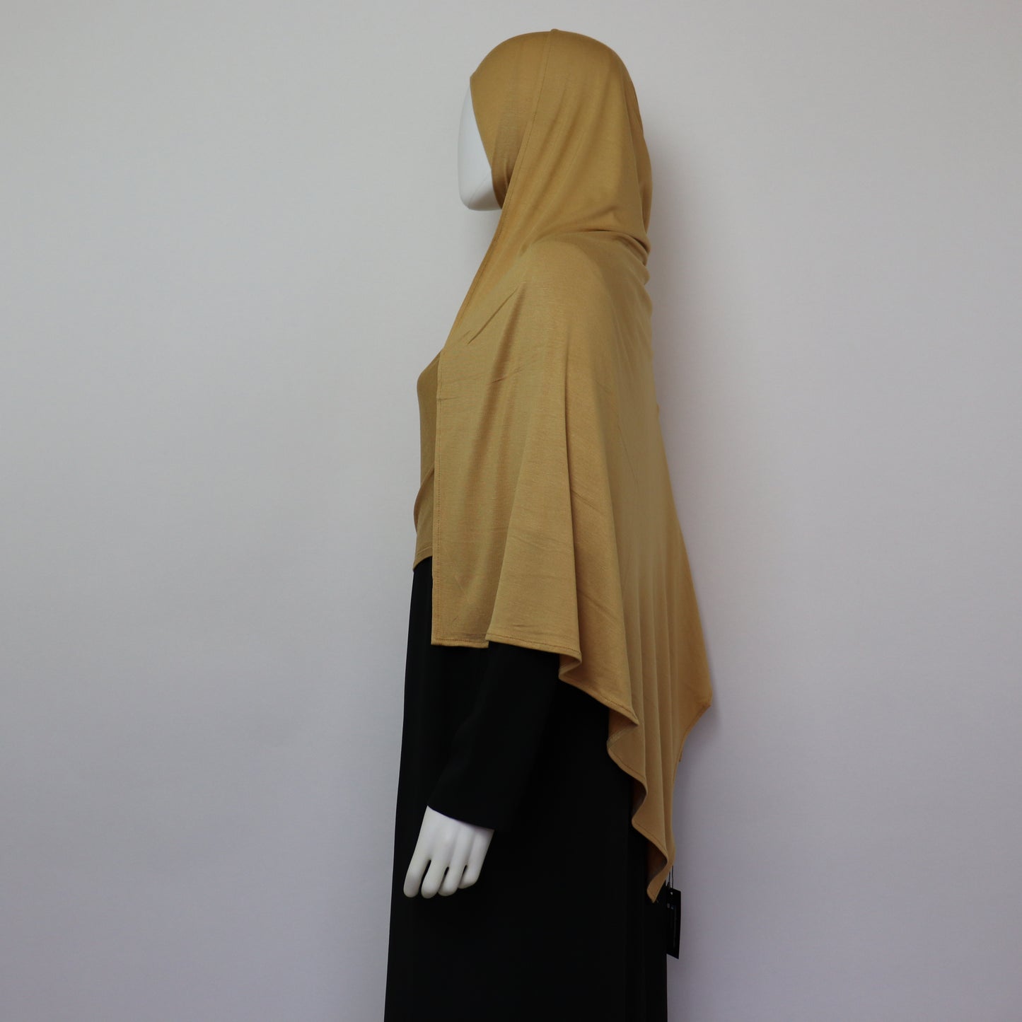 Premium Maxi Jersey Hijab - Mustard