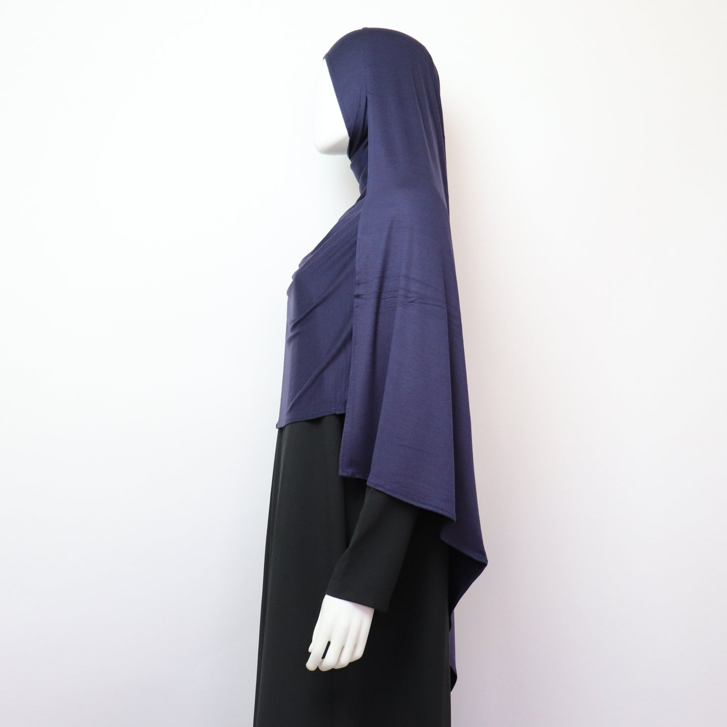 Premium Maxi Jersey Hijab - Navy