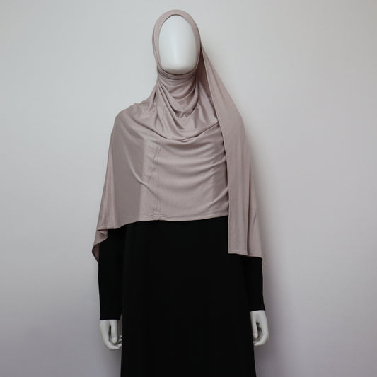 Premium Maxi Jersey Hijab - Nude