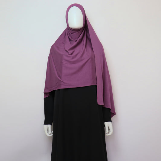 Premium Maxi Jersey Hijab - Plum