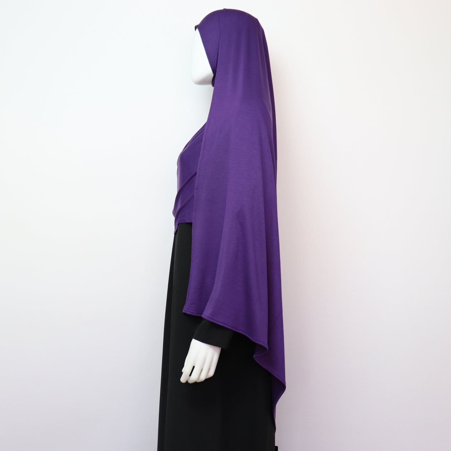 Premium Maxi Jersey Hijab - Purple