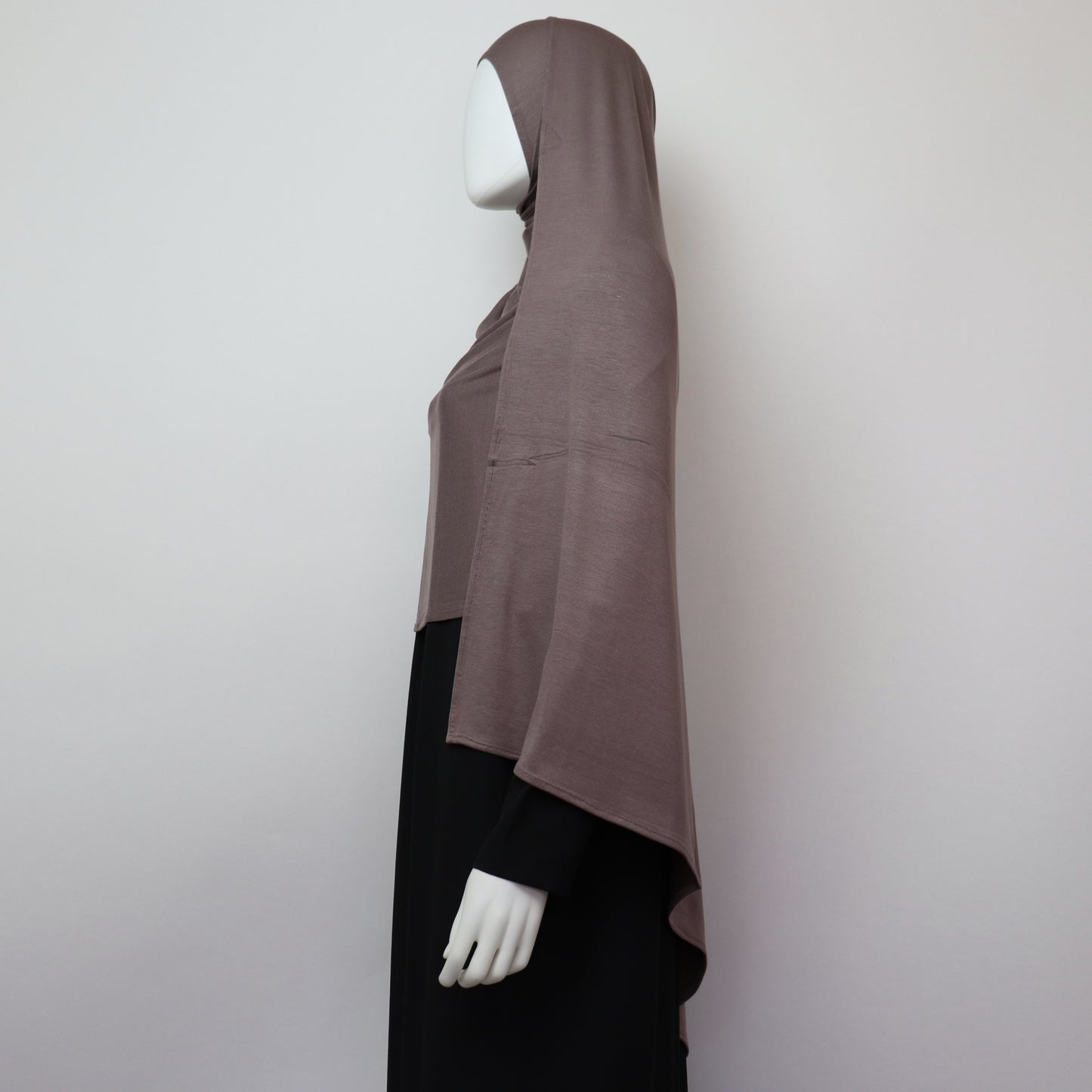 Premium Maxi Jersey Hijab - Purplish Taupe