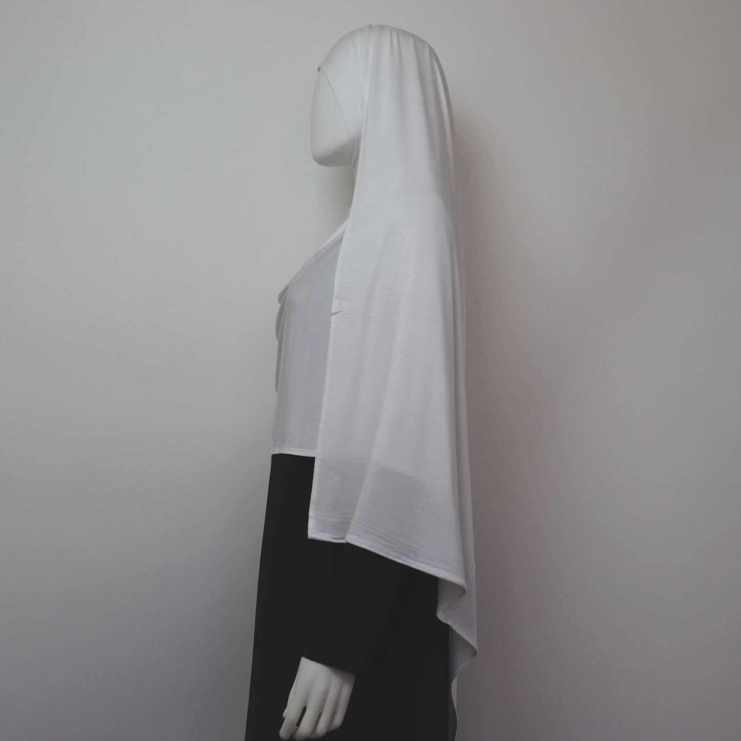 Premium Maxi Jersey Hijab - White