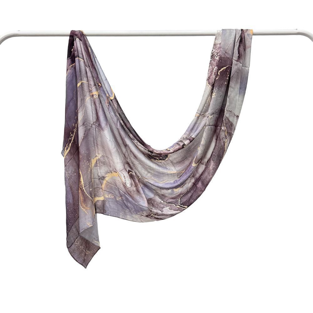 Printed Modal Hijab - Lilac Marble