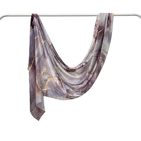 Printed Modal Hijab - Lilac Marble