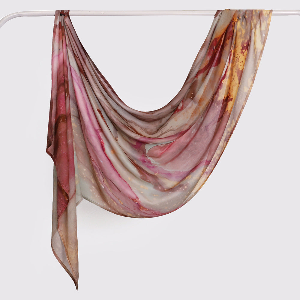 Printed Modal Hijab - Sunset