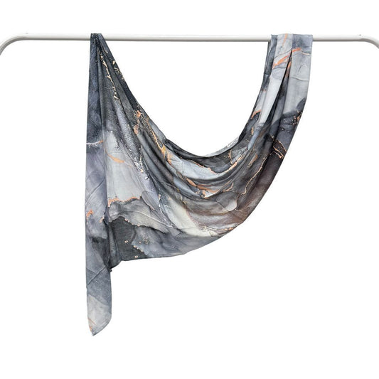 Printed Modal Hijab - Gray Marble