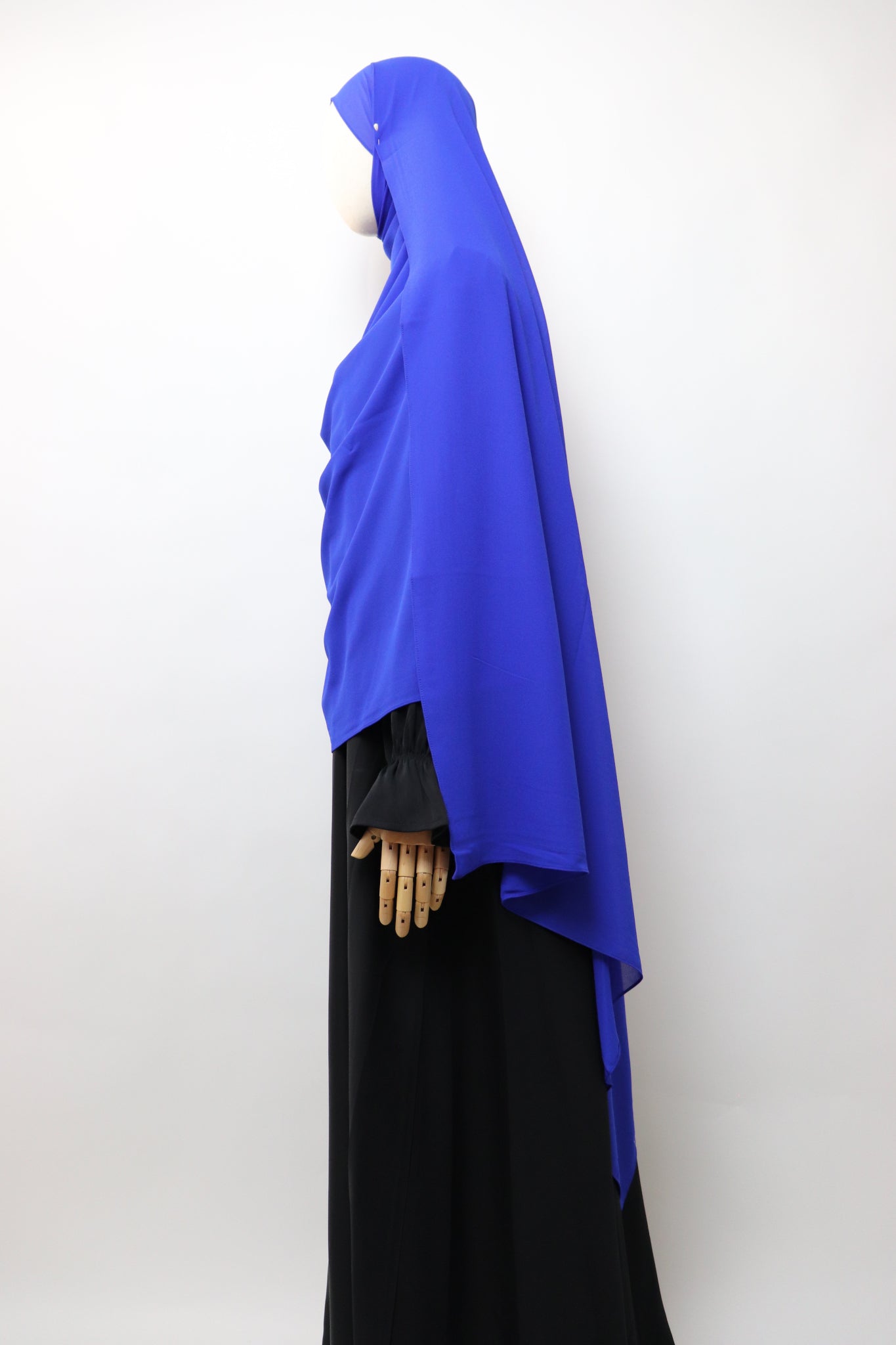 2XL Premium Chiffon Hijab - Royal Blue