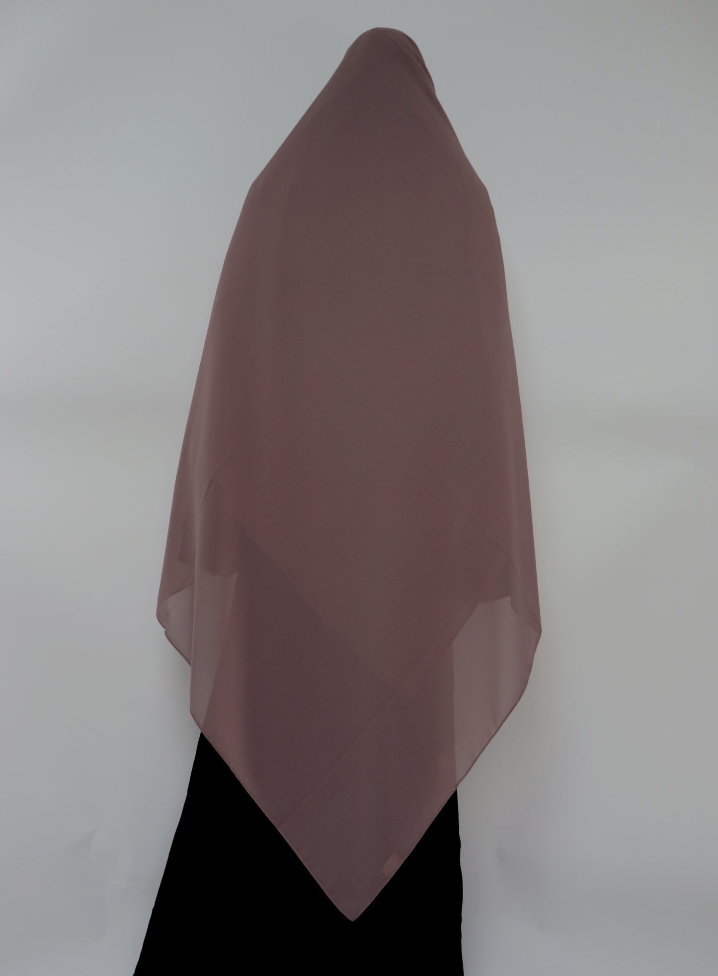 XL Premium Chiffon Hijab - Purplish Taupe