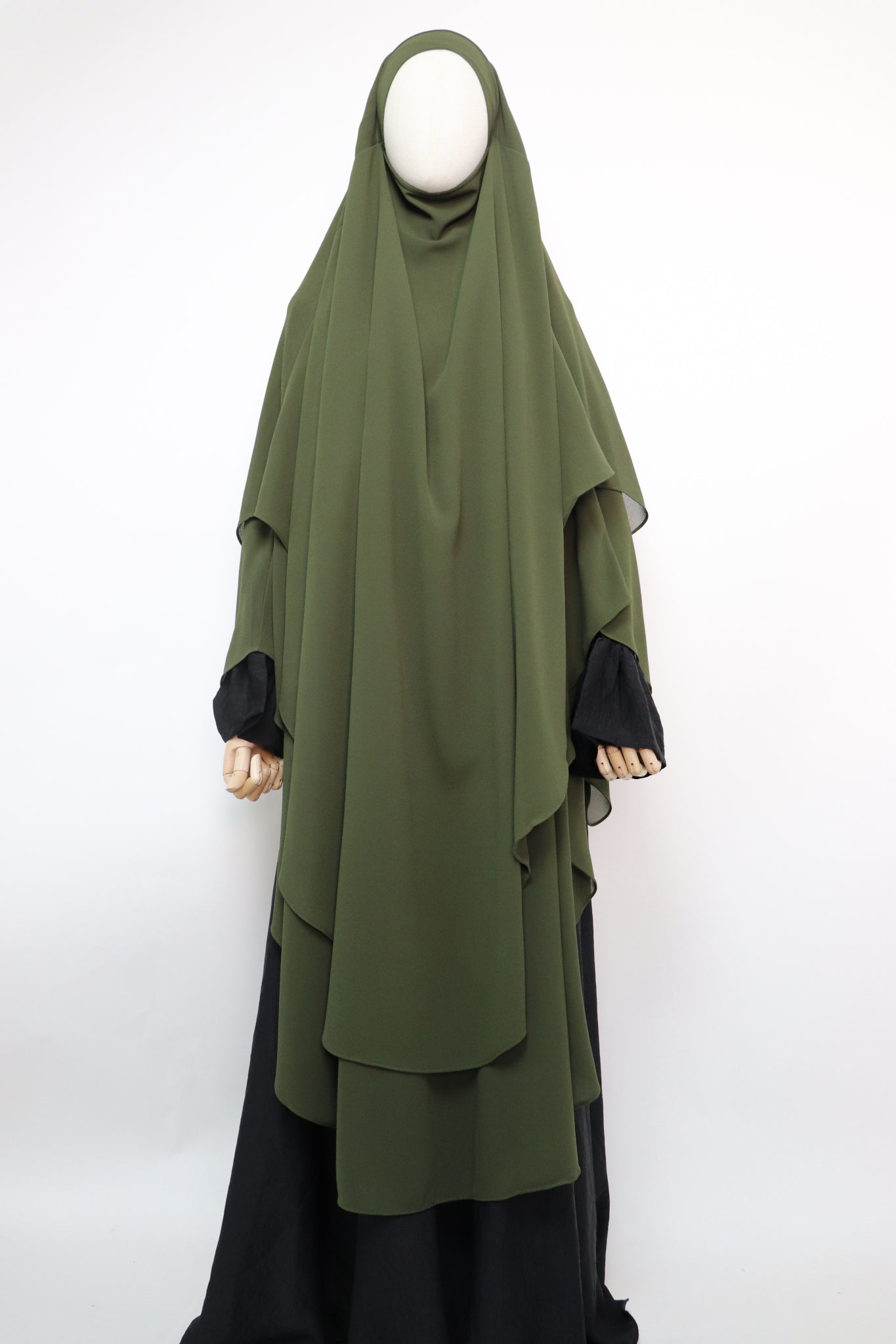 2 Layer XL Khimar - Olive