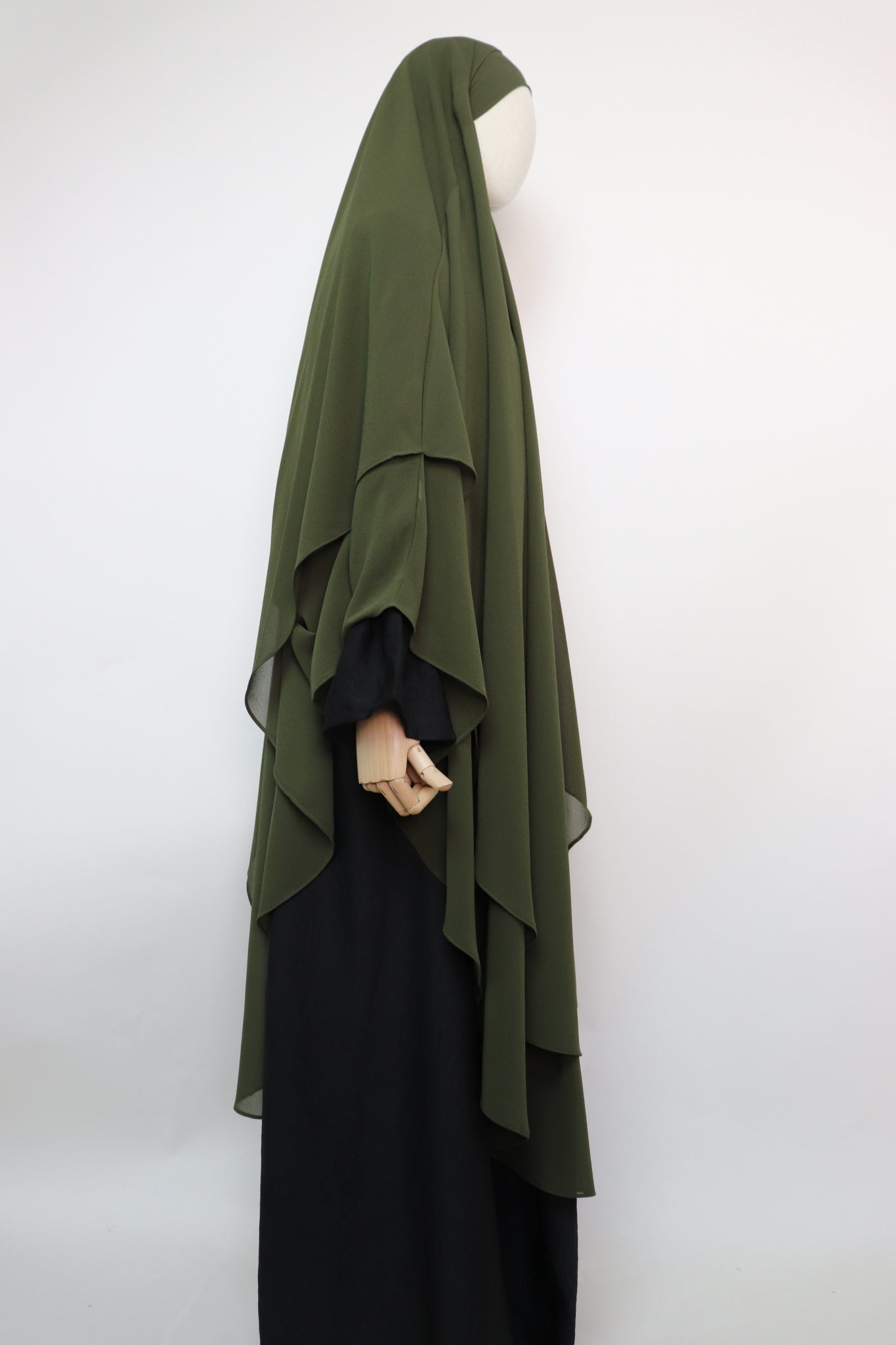 2 Layer XL Khimar - Olive