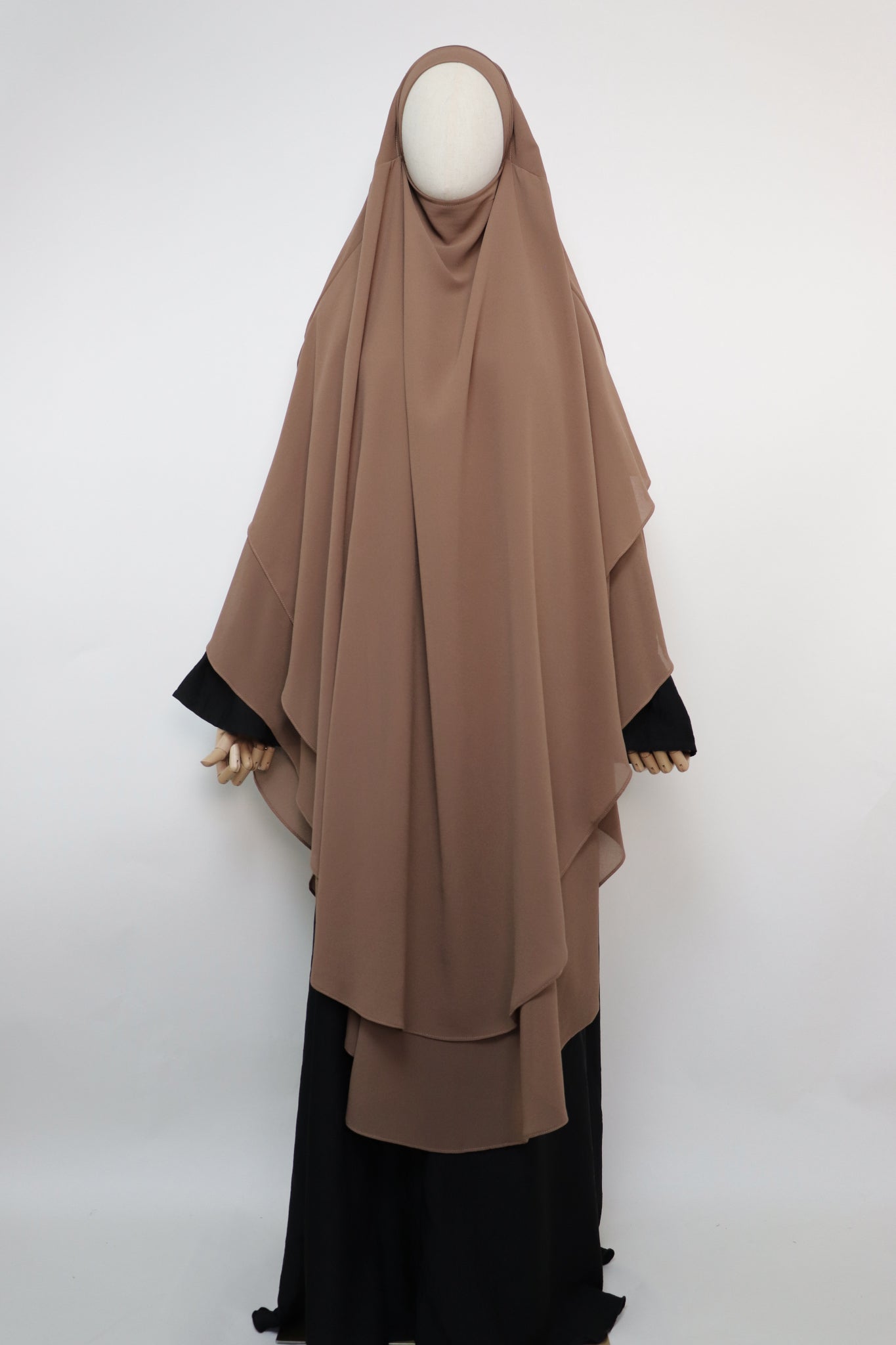 2 Layer XL Khimar - Mocha