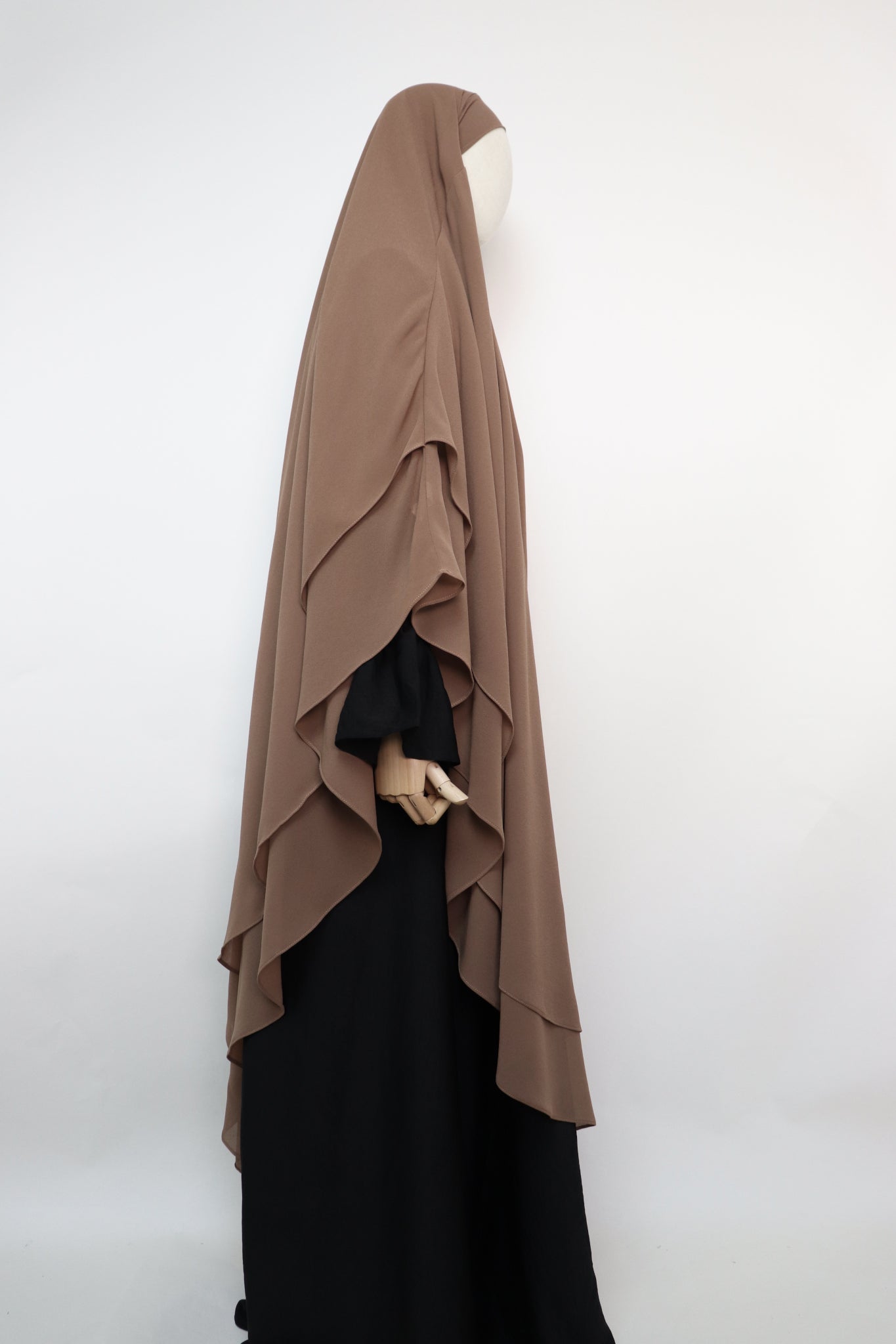 2 Layer XL Khimar - Mocha