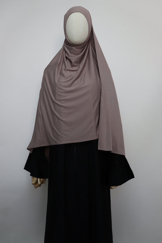 Premium Maxi Jersey Hijab - Taupe