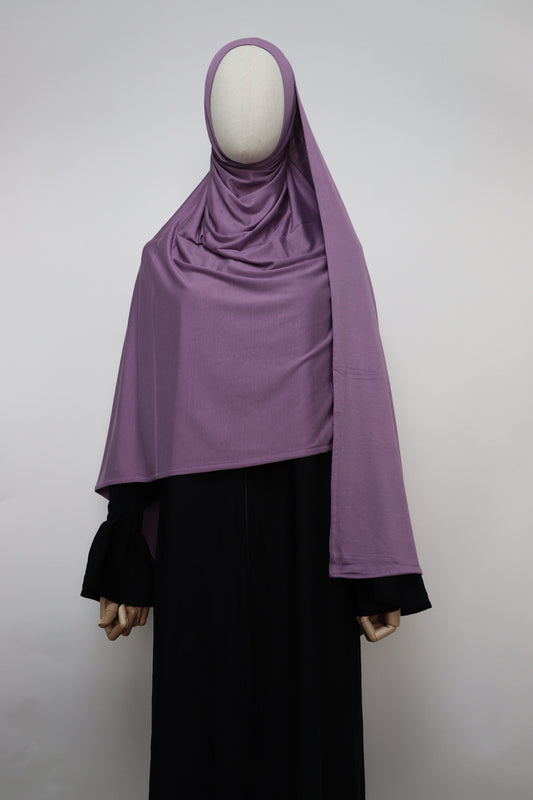 Premium Maxi Jersey Hijab - Dusty Lilac