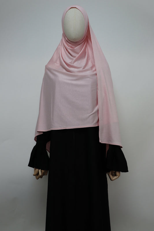 Premium Maxi Jersey Hijab - Blush Pink