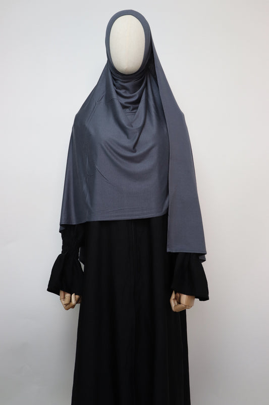 Premium Maxi Jersey Hijab - Dark Gray