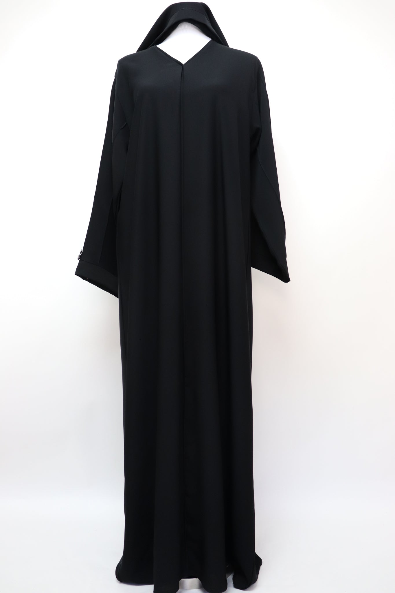 Minimalist Elegant Abaya - Black