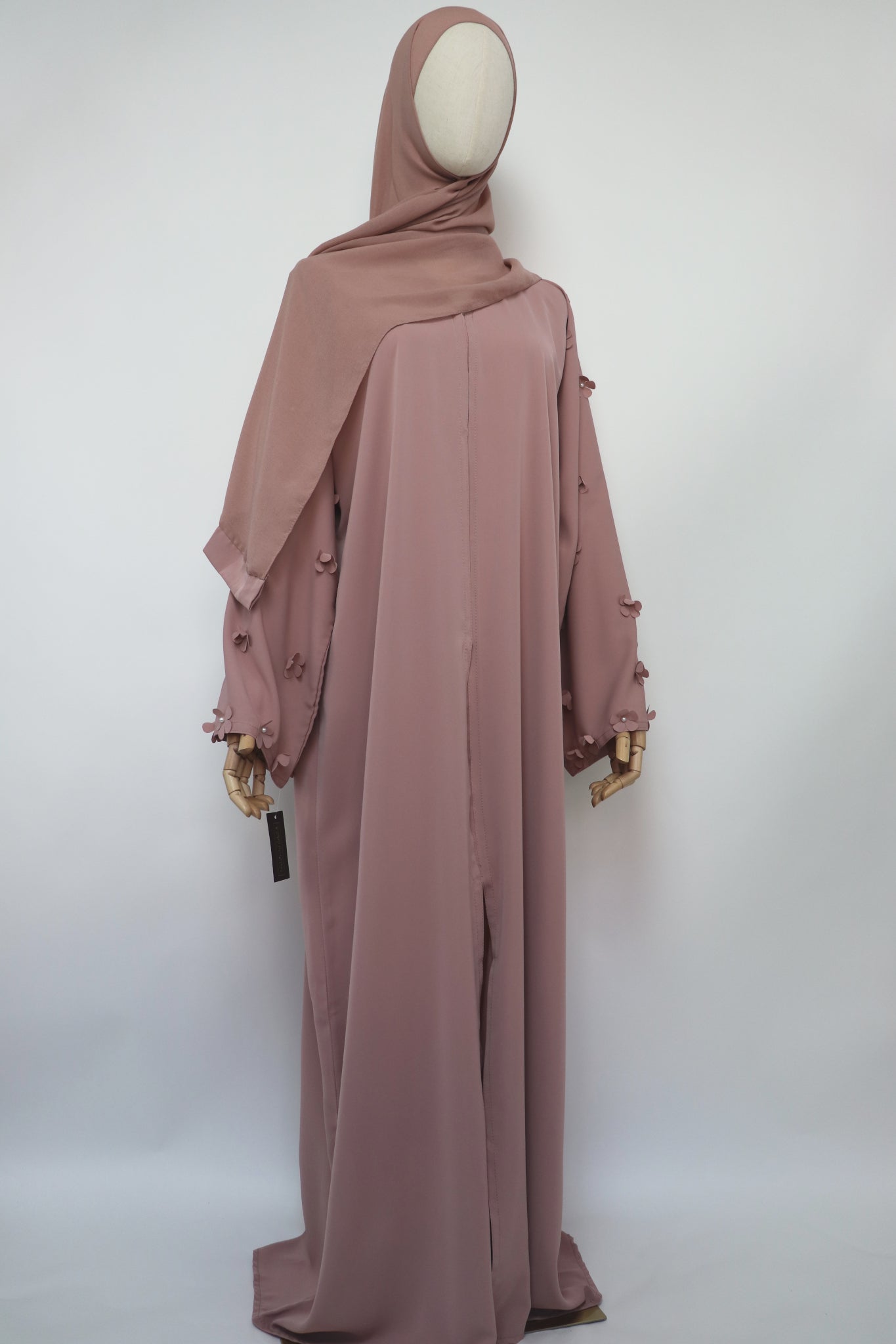 Open Daisy Abaya - Blush Pink