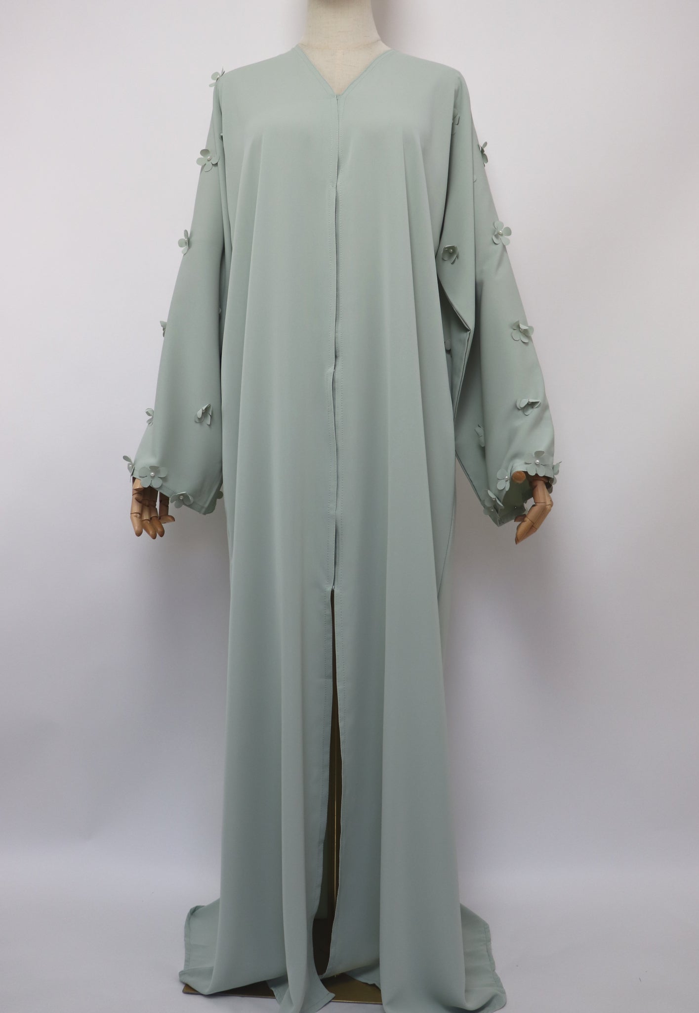 Open Daisy Abaya - Mint