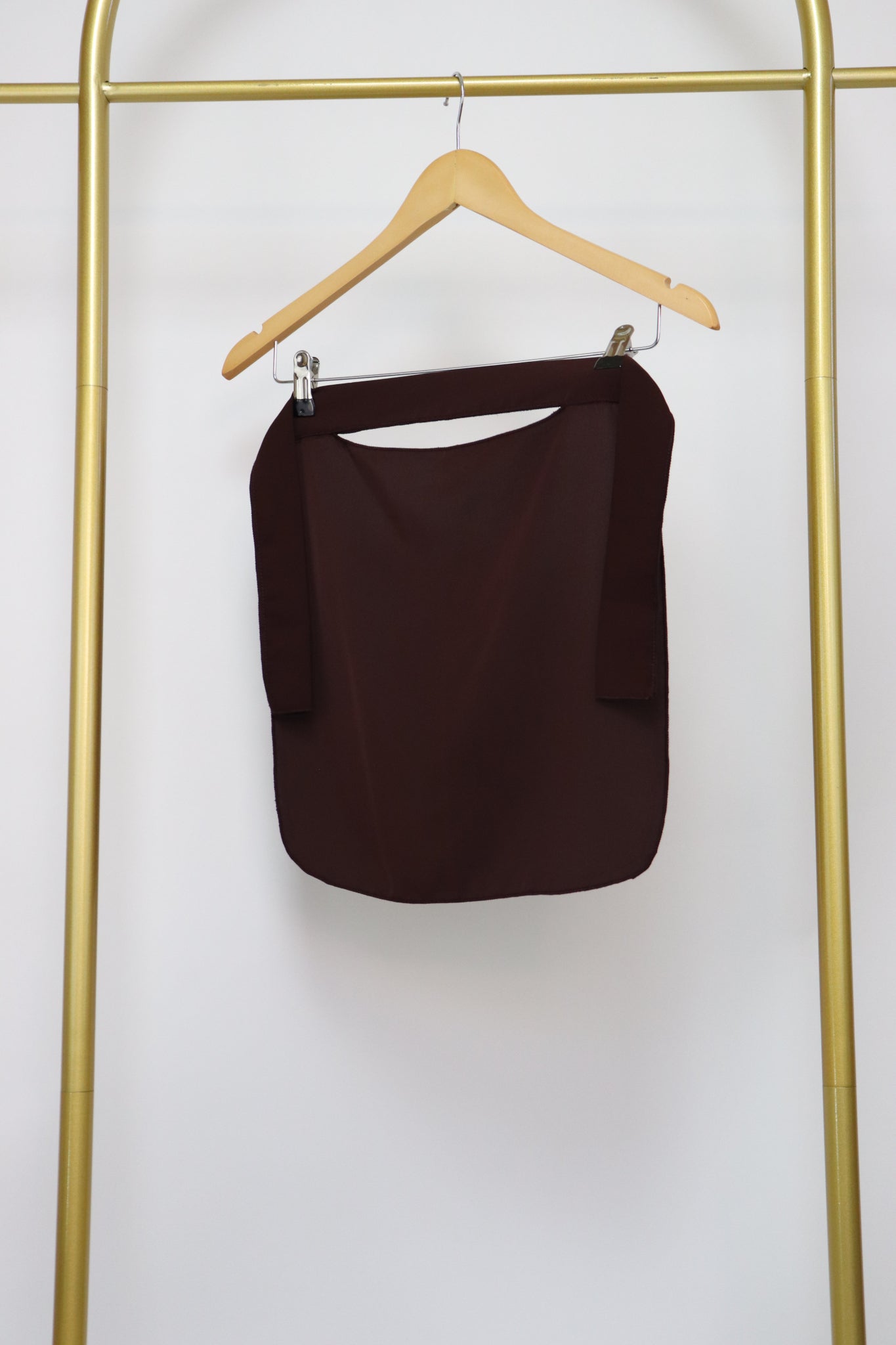 3 Piece Abaya Khimar and Niqab Set - Choco Brown