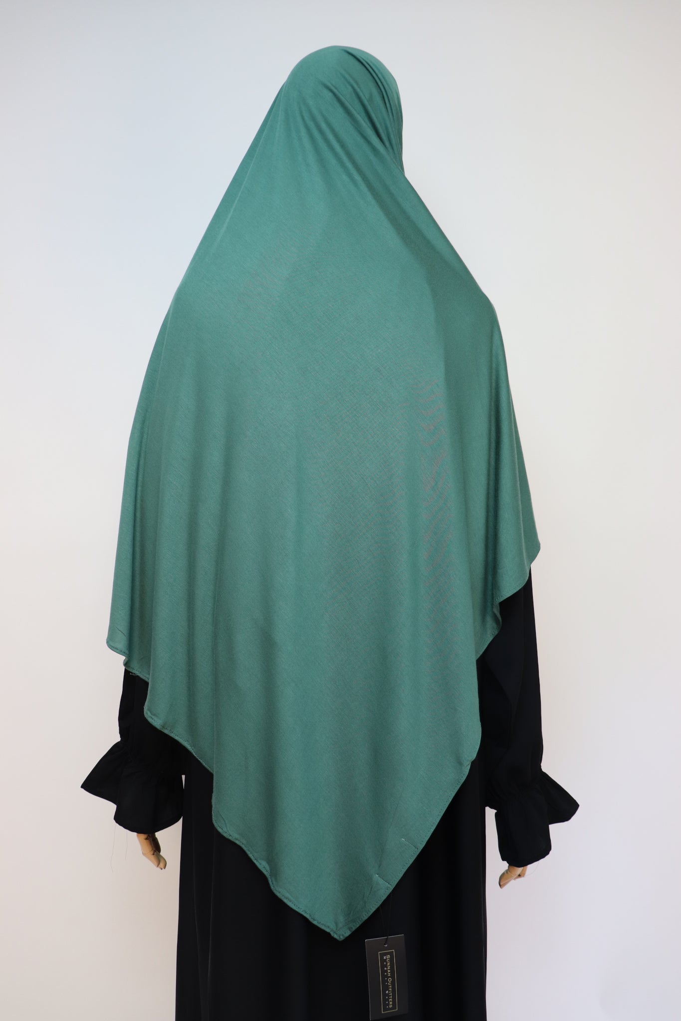 Premium Bamboo Jersey Hijab - Forest Green