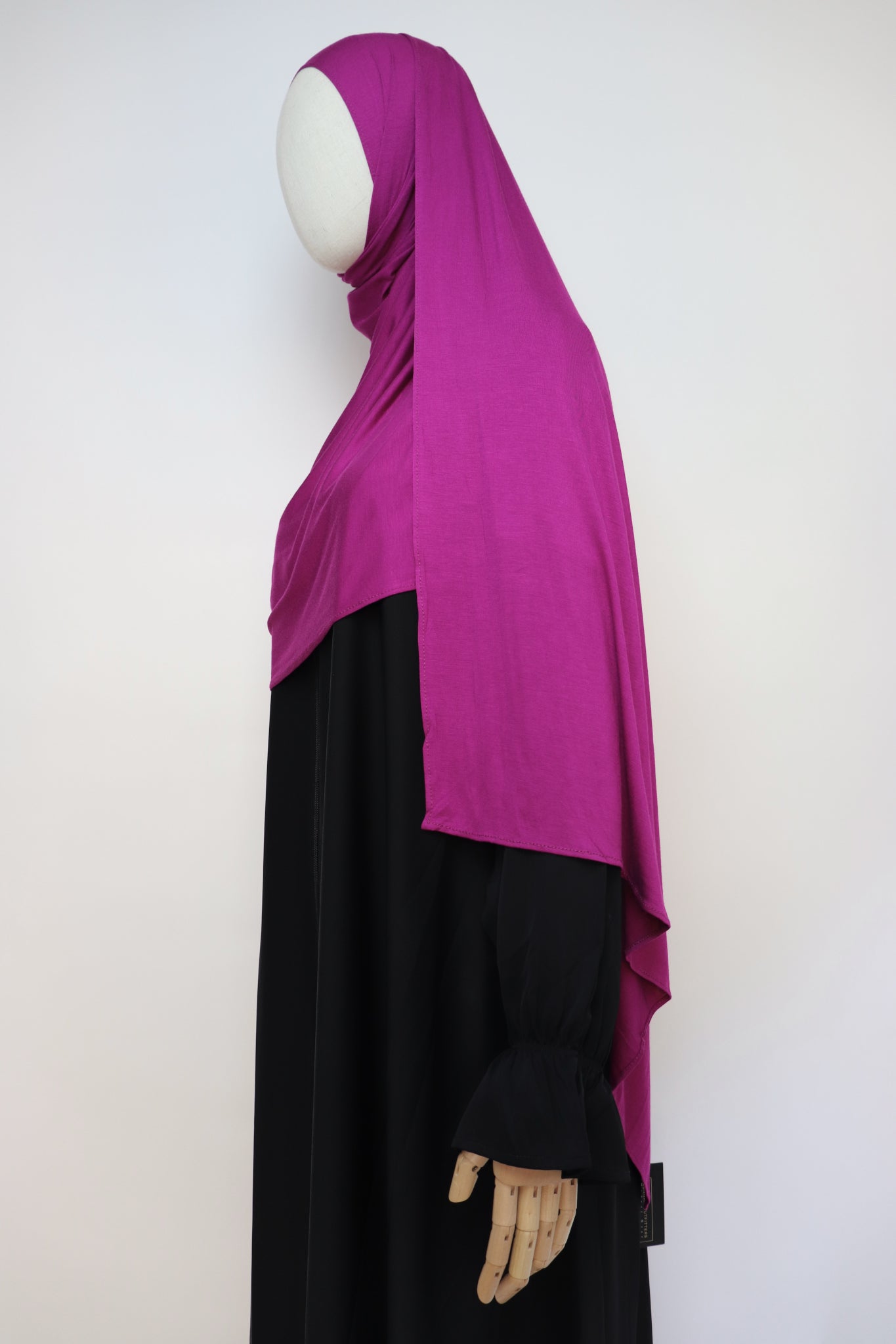 Premium Bamboo Jersey Hijab - Magenta