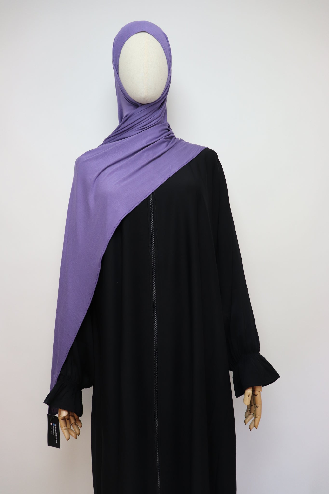 Premium Bamboo Jersey Hijab - Dusty Purple