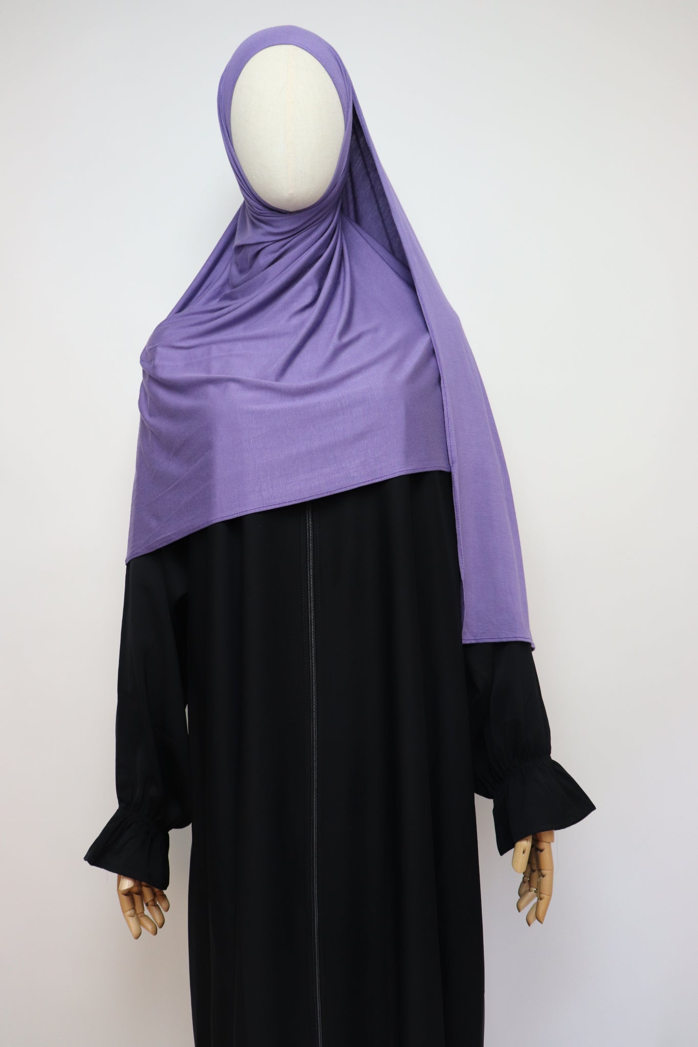 Premium Bamboo Jersey Hijab - Dusty Purple