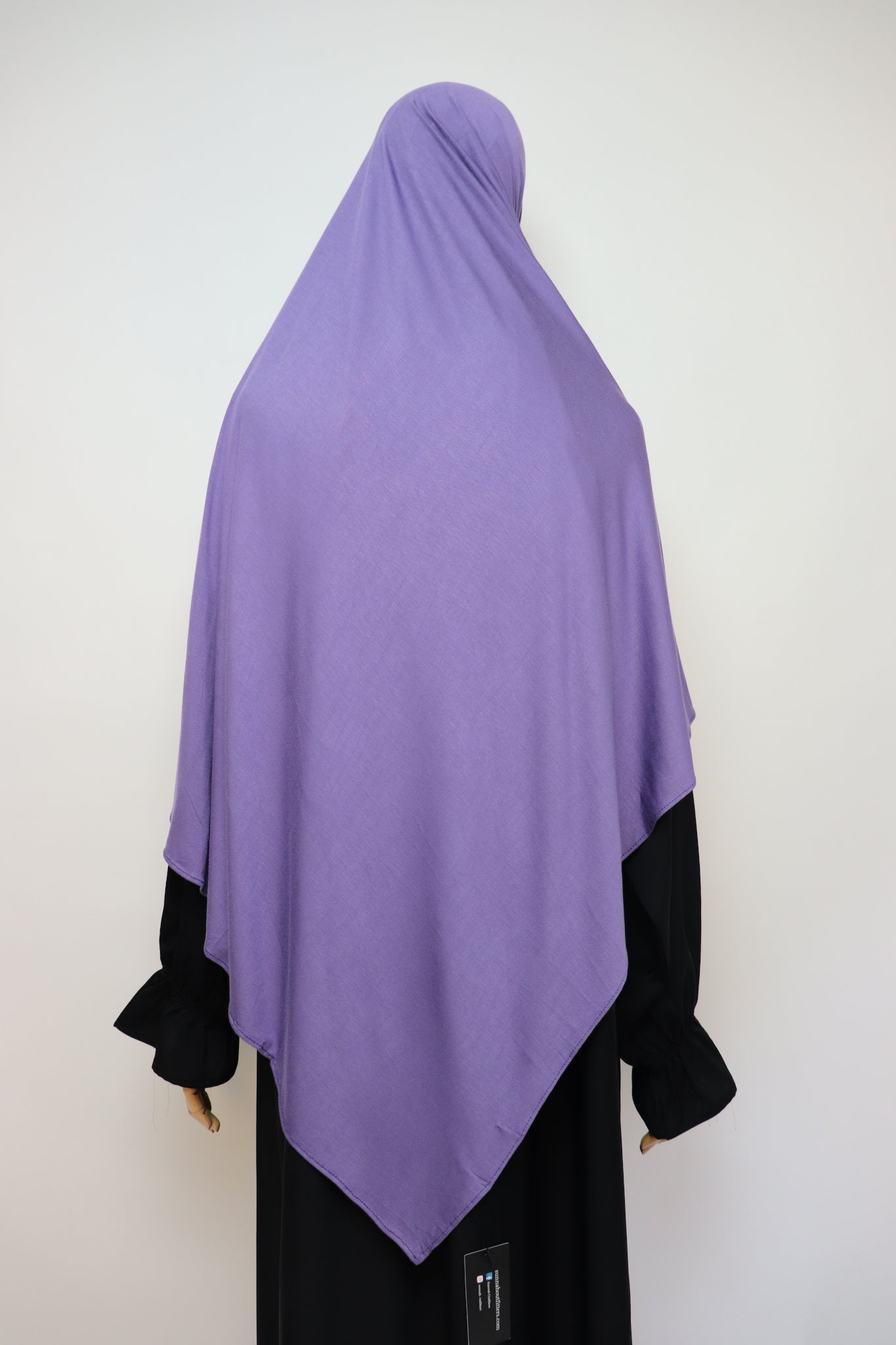 Premium Bamboo Jersey Hijab - Dusty Purple