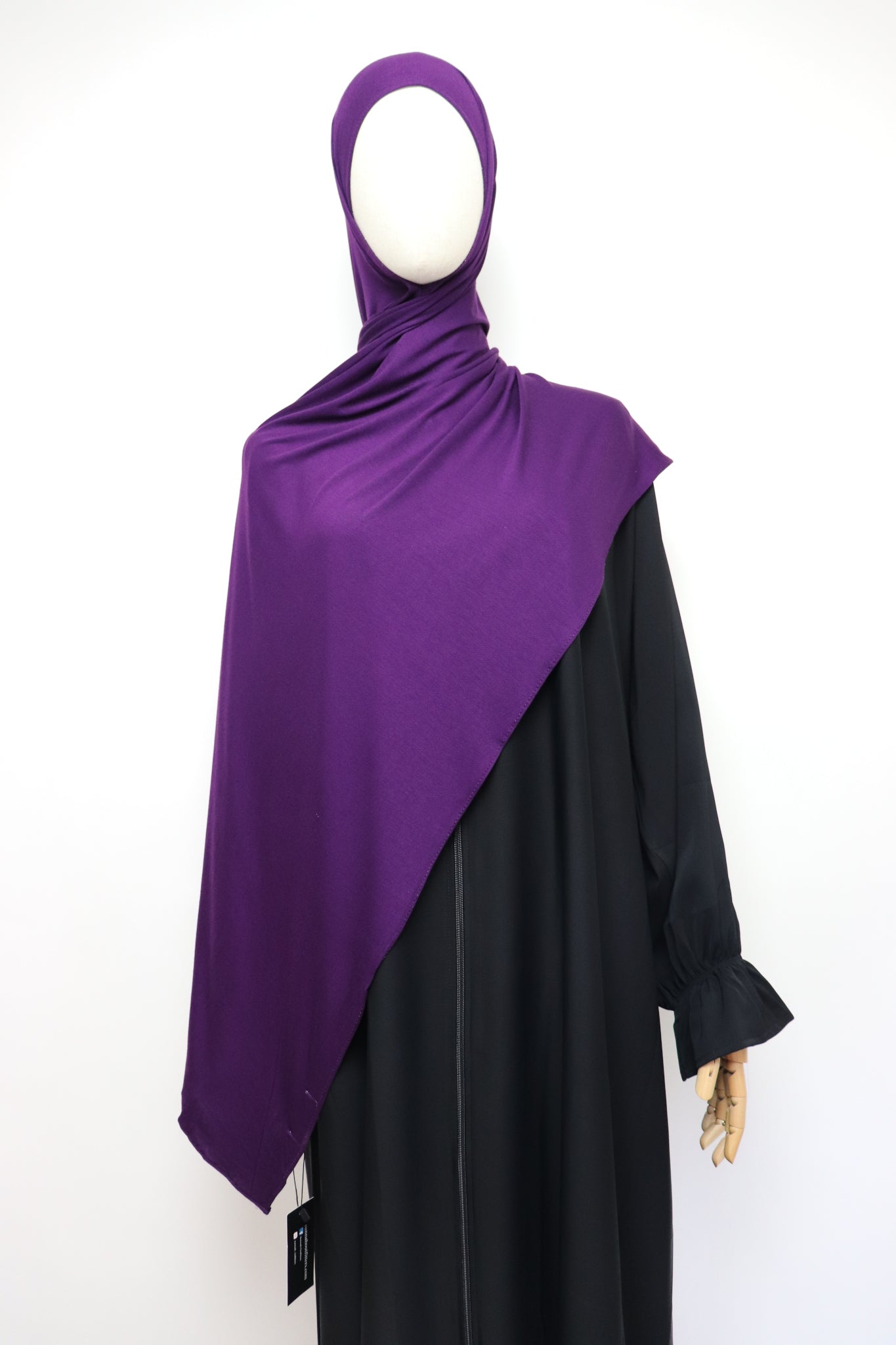 Premium Bamboo Jersey Hijab - Royal Purple