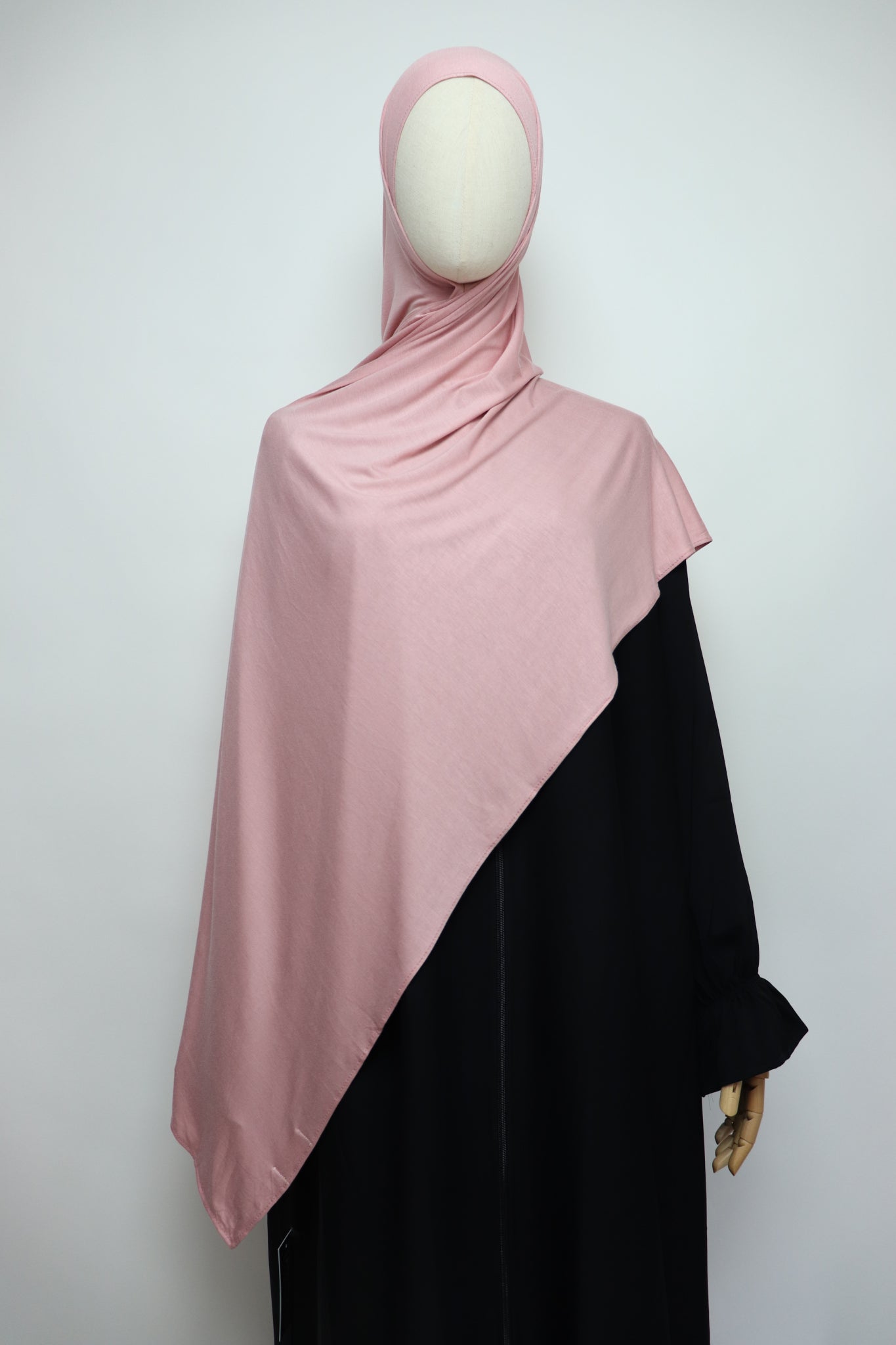 Premium Bamboo Jersey Hijab - Blush Pink