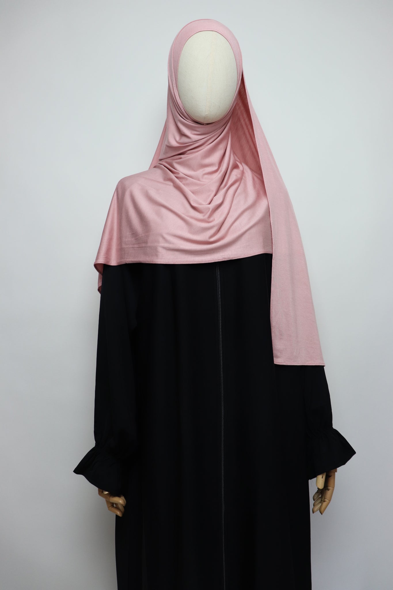 Premium Bamboo Jersey Hijab - Blush Pink