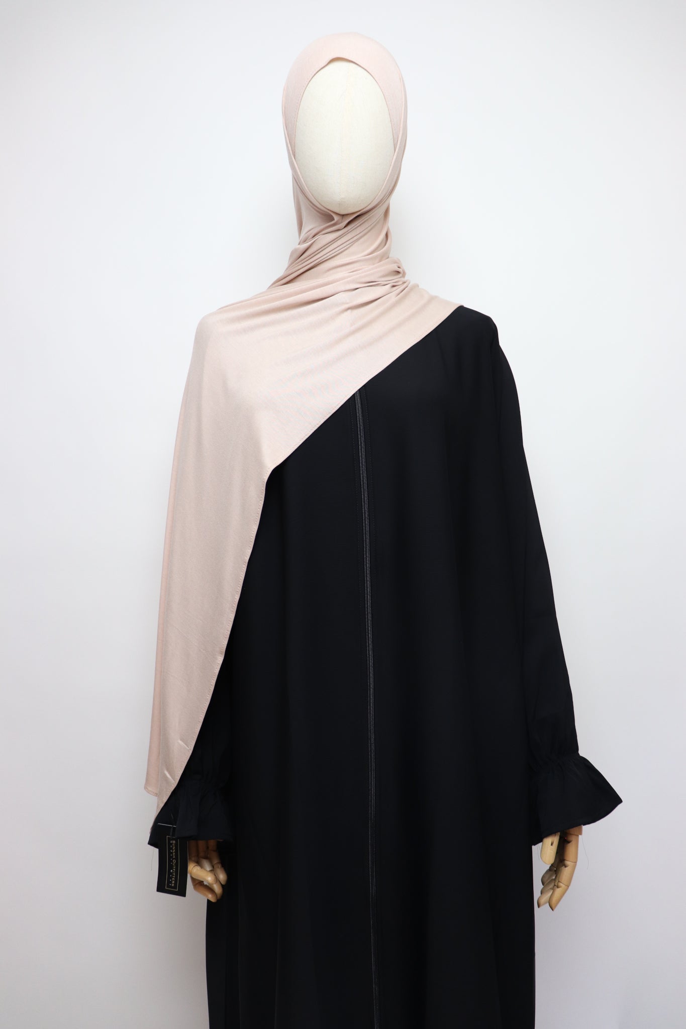 Premium Bamboo Jersey Hijab - Nude