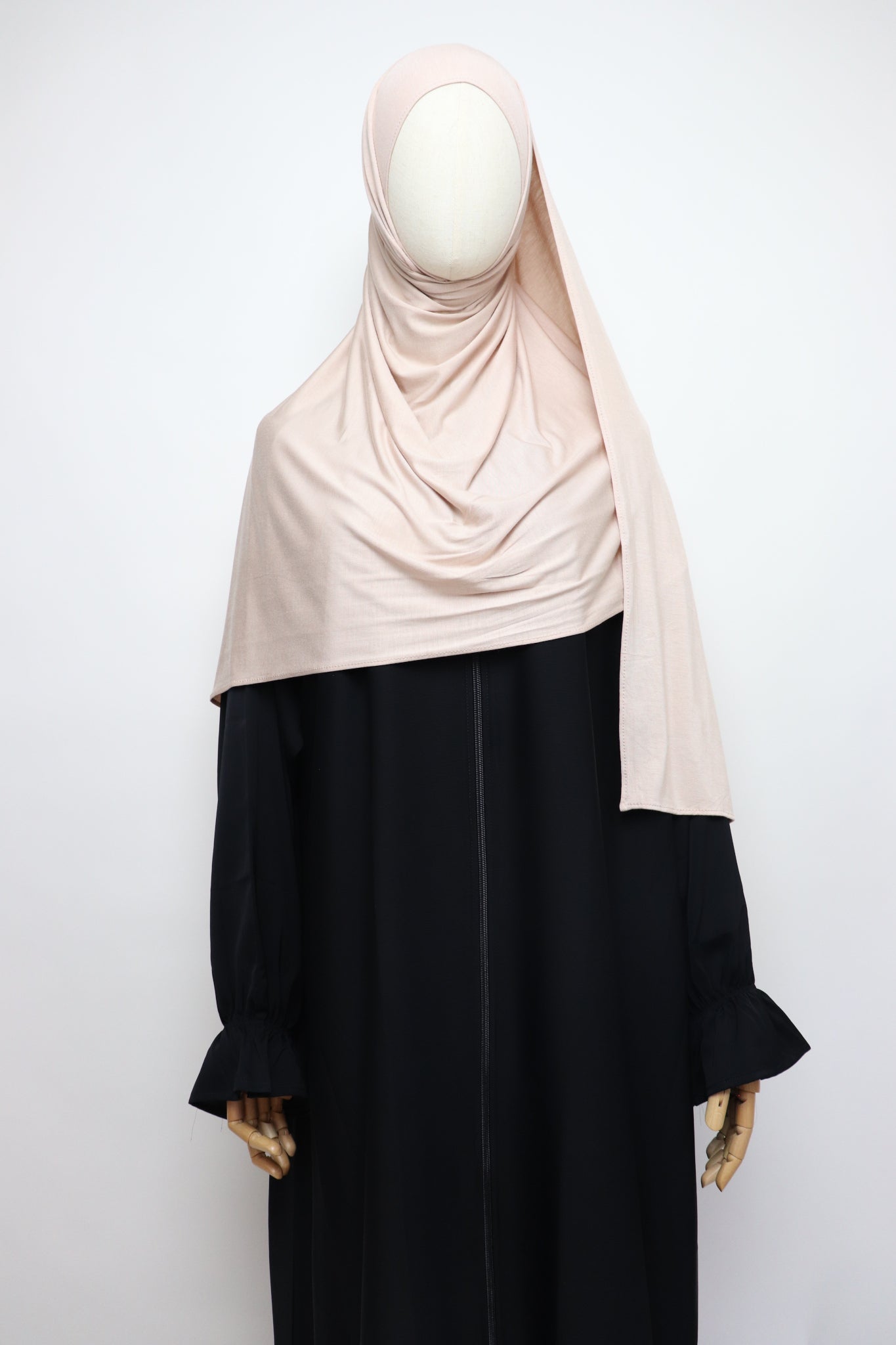 Premium Bamboo Jersey Hijab - Nude