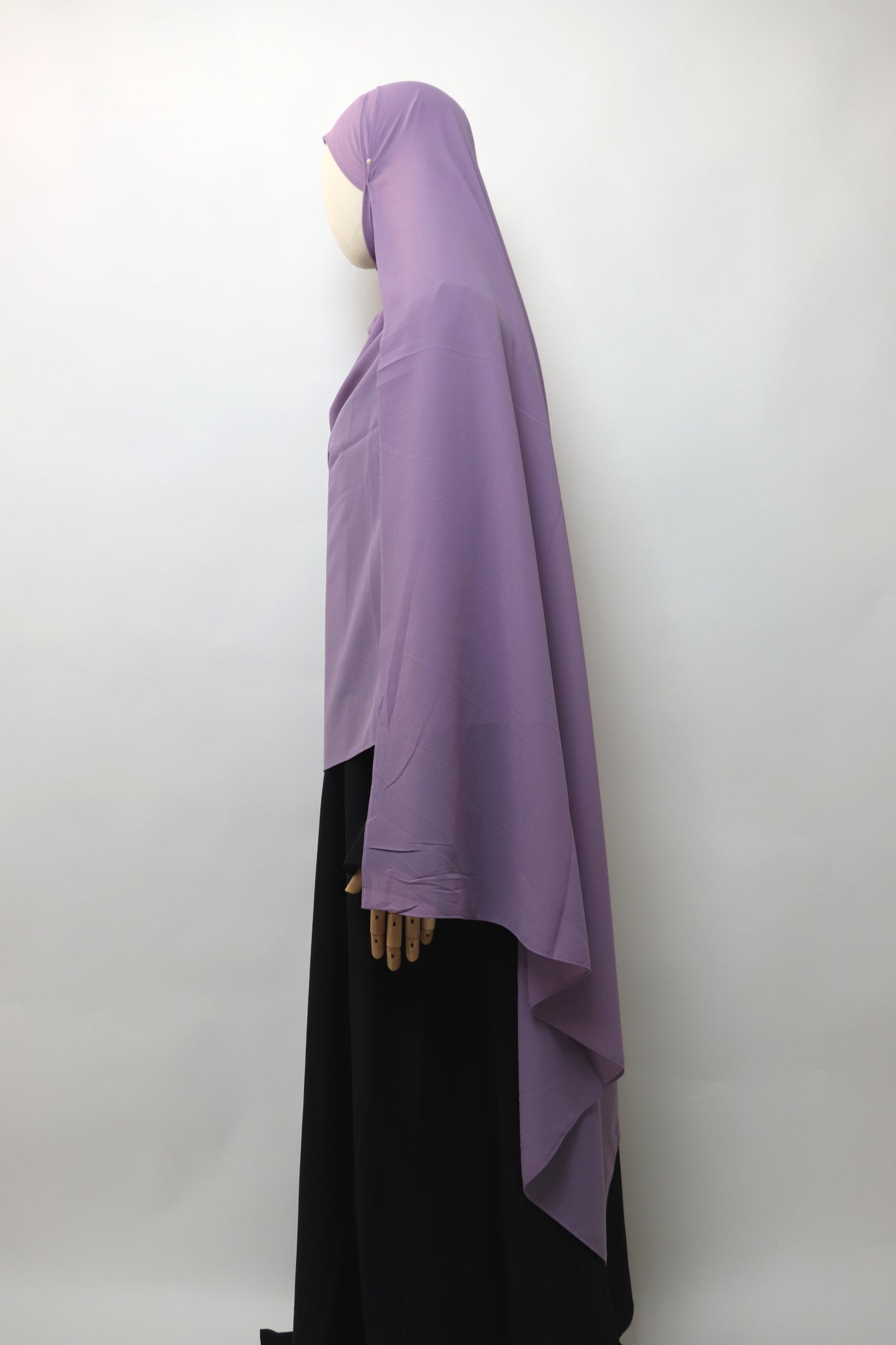 2XL Premium Chiffon Hijab - Dusty Lilac
