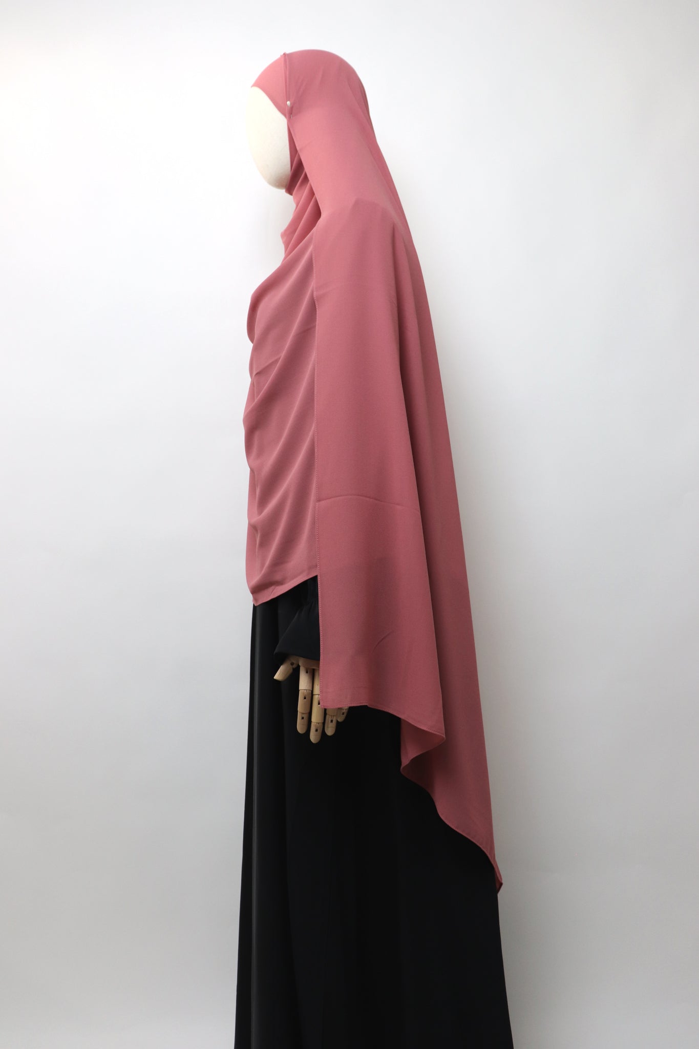 2XL Premium Chiffon Hijab - Dusty Rose