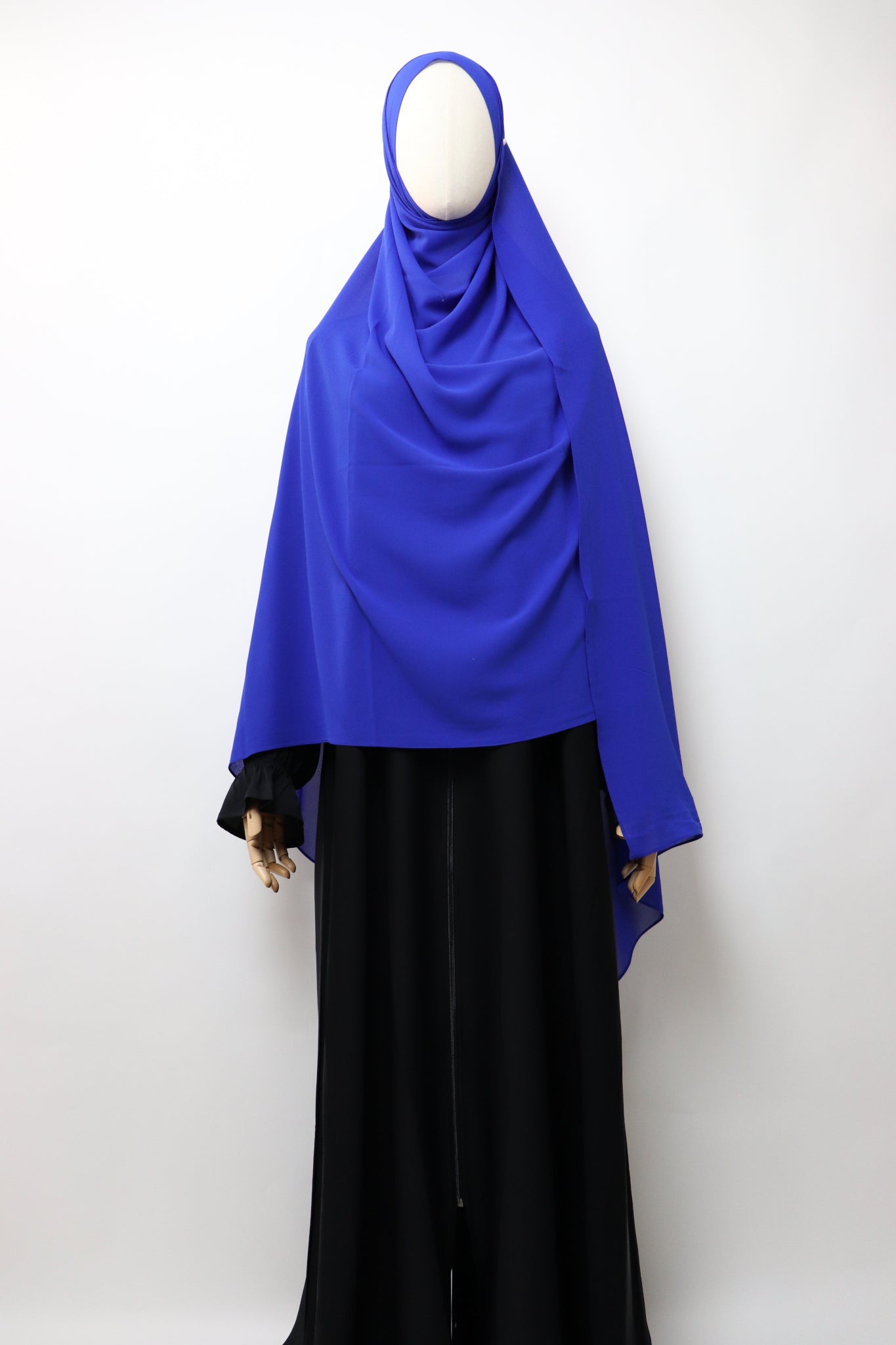 2XL Premium Chiffon Hijab - Royal Blue