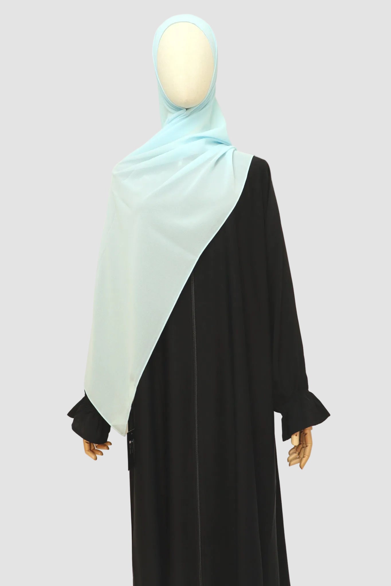 Premium Chiffon Hijab Standard Size - Baby Blue