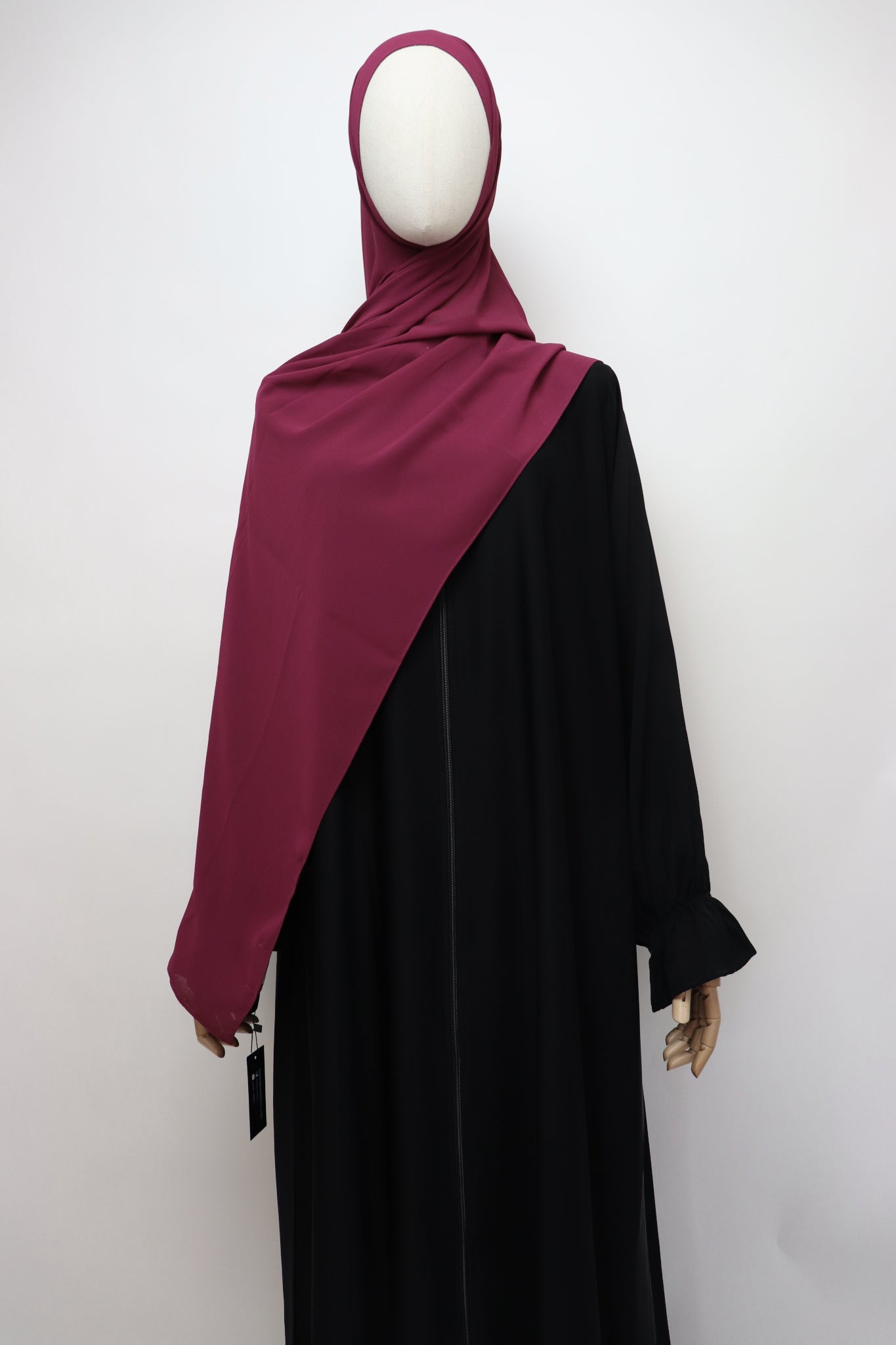 Premium Chiffon Hijab Standard Size - Berry