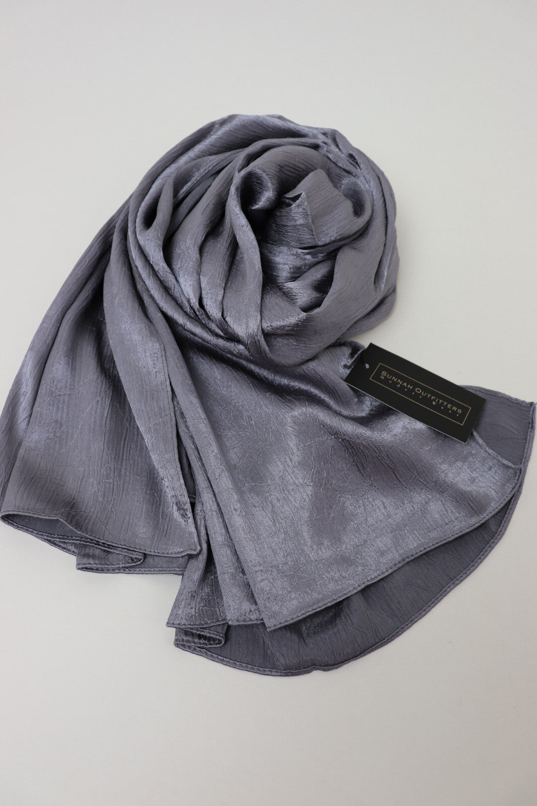 Premium Crinkle Crepe Satin Hijab