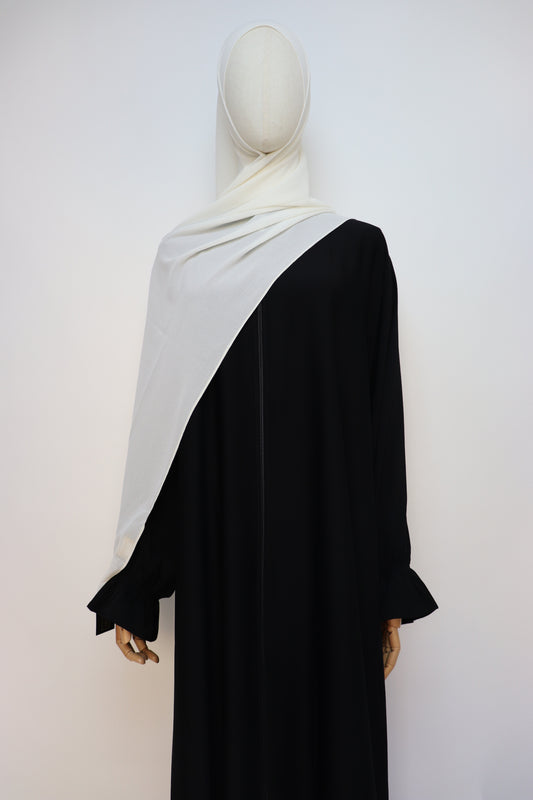 Premium Chiffon Hijab Standard Size - Cream